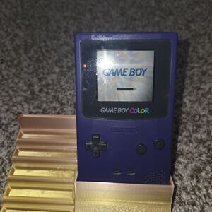 Nintendo Game Boy Color Handheld Console With Display Stand